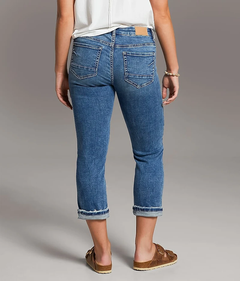 Payton Cuffed Stretch Capri Jean