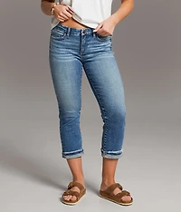 Payton Cuffed Stretch Capri Jean