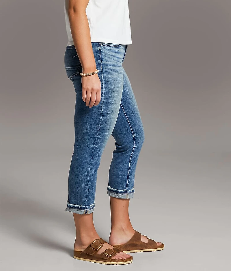 Payton Cuffed Stretch Capri Jean