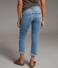 Payton Cuffed Stretch Capri Jean