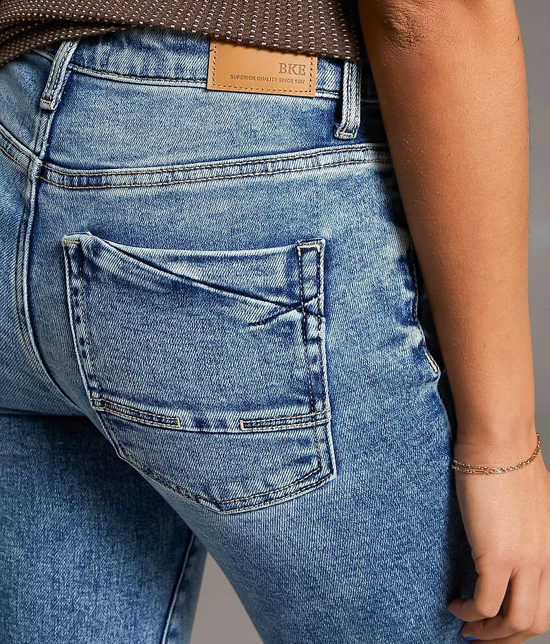 Payton Cuffed Stretch Capri Jean