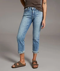 Payton Cuffed Stretch Capri Jean