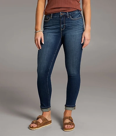 Gabby Ankle Skinny Stretch Cuffed Jean