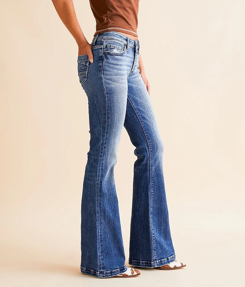 Stella Mid-Rise Flare Stretch Jean