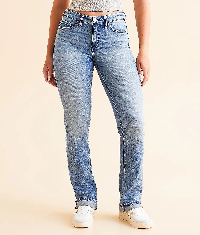 Payton Straight Cuffed Stretch Jean