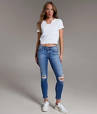 Stella Ankle Skinny Stretch Cuffed Jean
