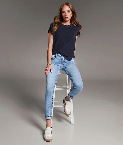 Stella Ankle Skinny Stretch Cuffed Jean
