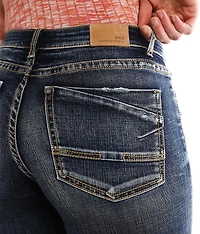 Gabby Cuffed Stretch Capri Jean