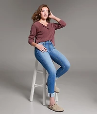 Payton Ankle Skinny Stretch Cuffed Jean