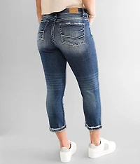 Gabby Cuffed Stretch Capri Jean
