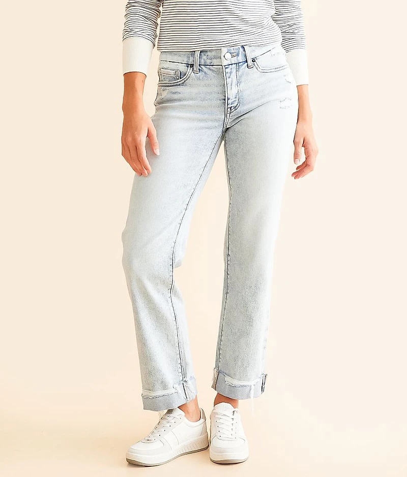 Payton Cropped Straight Stretch Jean