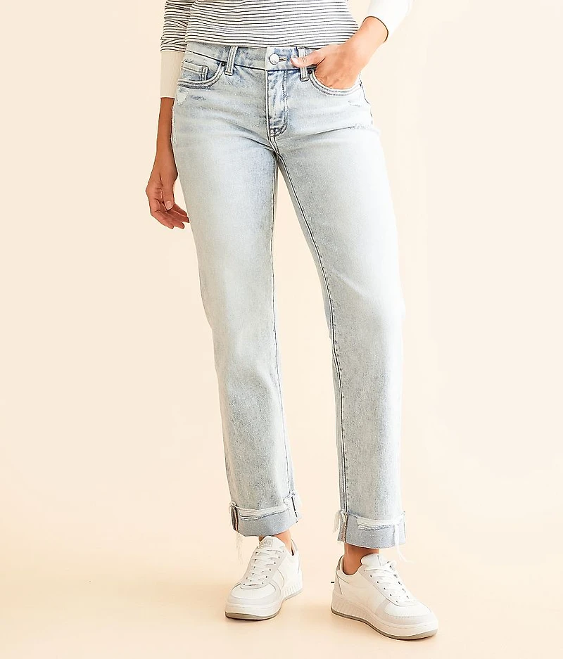 Payton Cropped Straight Stretch Jean