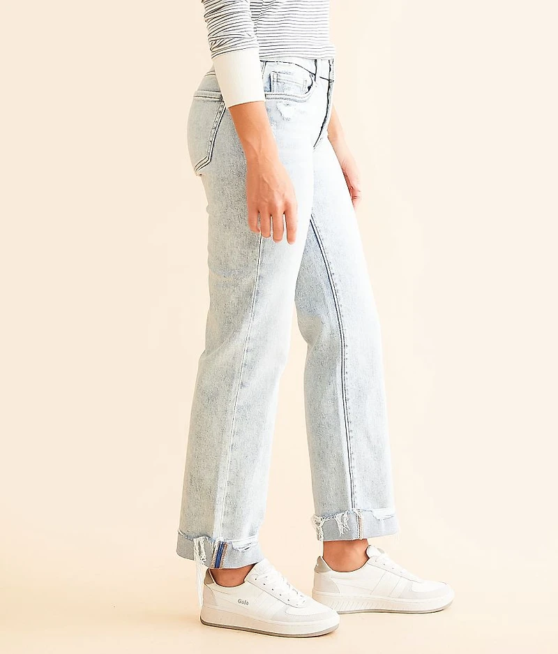 Payton Cropped Straight Stretch Jean