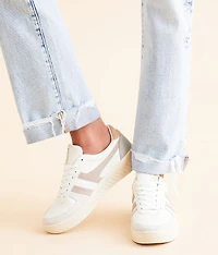 Billie Cropped Straight Stretch Cuffed Jean