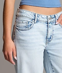 Taylor Low Slung Wide Leg Stretch Jean
