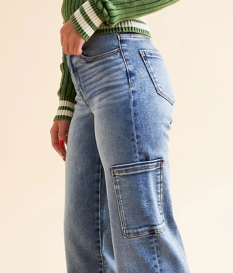 Billie Cargo Wide Leg Stretch Jean