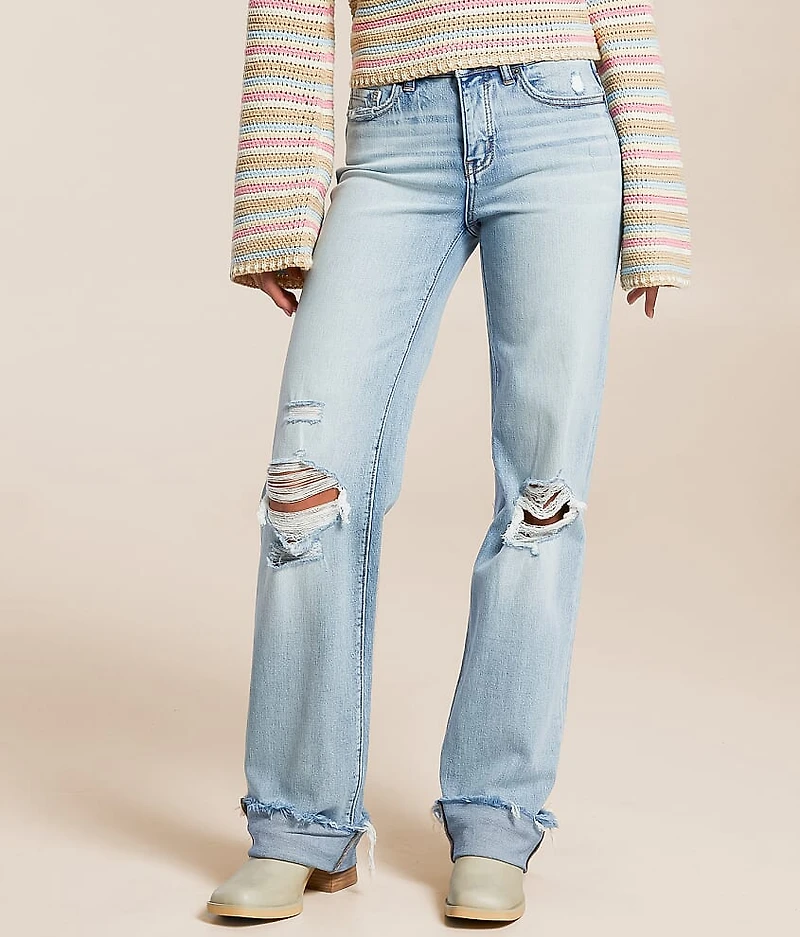 Andi Classic Straight Stretch Cuffed Jean