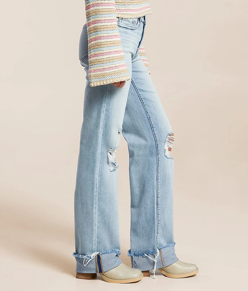 Andi Classic Straight Stretch Cuffed Jean