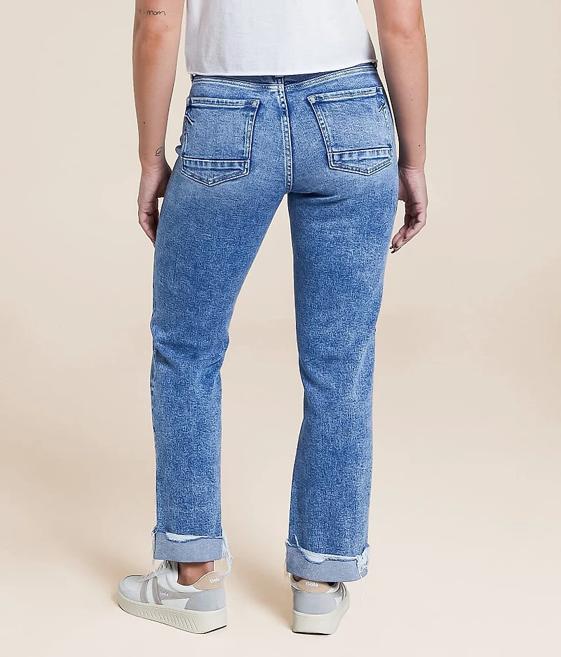 Gabby Cropped Straight Stretch Jean