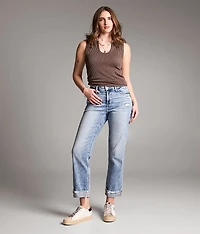 Gabby Cropped Straight Stretch Jean