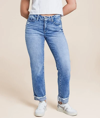 Gabby Cropped Straight Stretch Jean