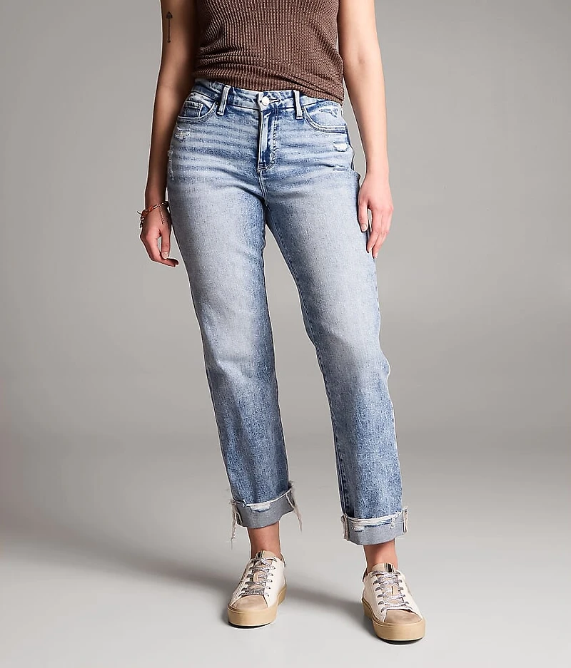 Gabby Cropped Straight Stretch Jean