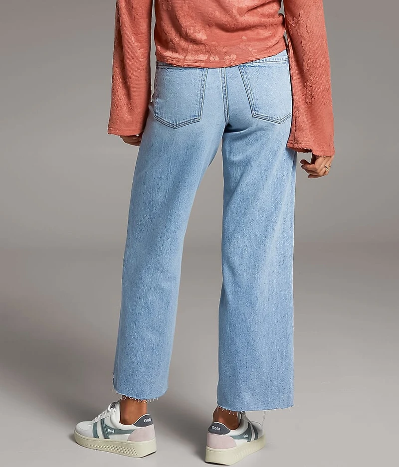 Parker Cropped Wide Leg Stretch Jean