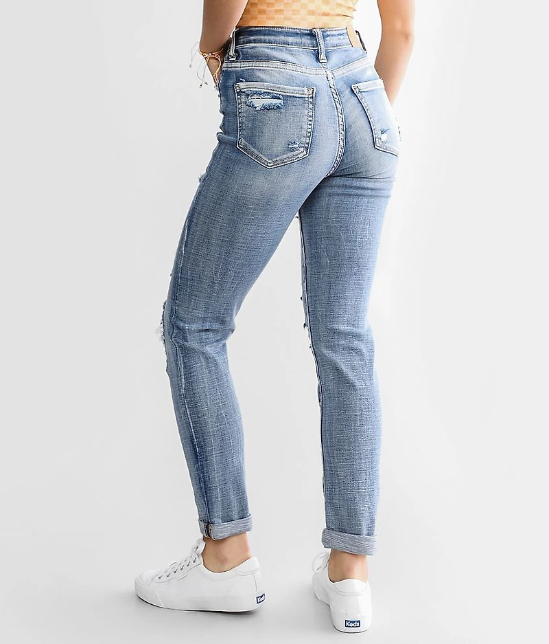 Billie Ankle Straight Stretch Cuffed Jean