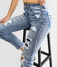 Billie Ankle Straight Stretch Cuffed Jean