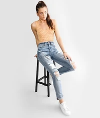 Billie Ankle Straight Stretch Cuffed Jean