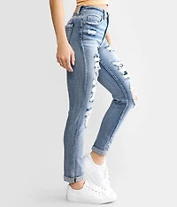 Billie Ankle Straight Stretch Cuffed Jean
