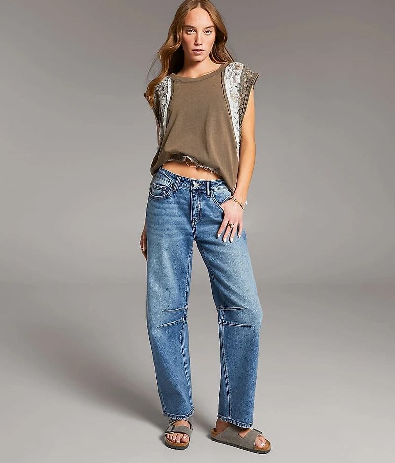 Taylor Low Slung Horseshoe Stretch Jean