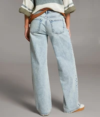 Taylor Low Slung Baggy Wide Leg Stretch Jean