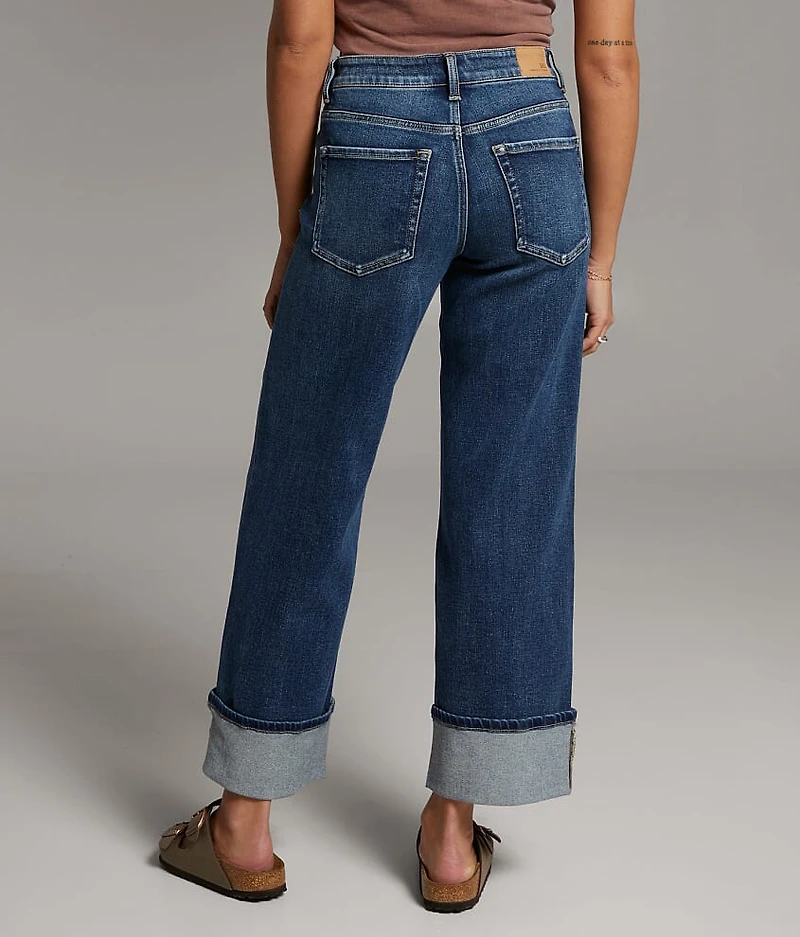 Payton Cropped Wide Leg Stretch Jean