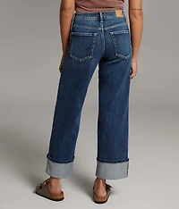 Payton Cropped Wide Leg Stretch Jean