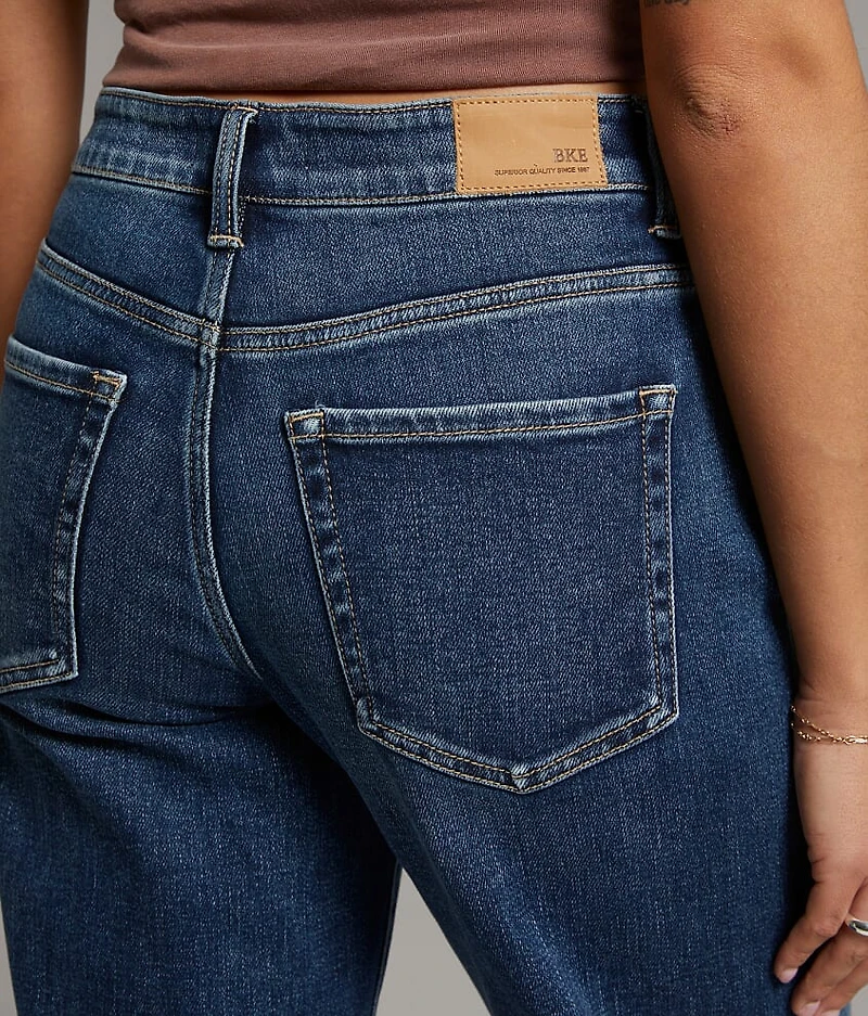 Payton Cropped Wide Leg Stretch Jean