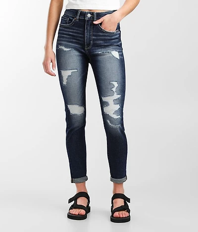 Billie Ankle Skinny Stretch Cuffed Jean