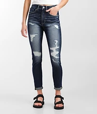 Billie Ankle Skinny Stretch Cuffed Jean