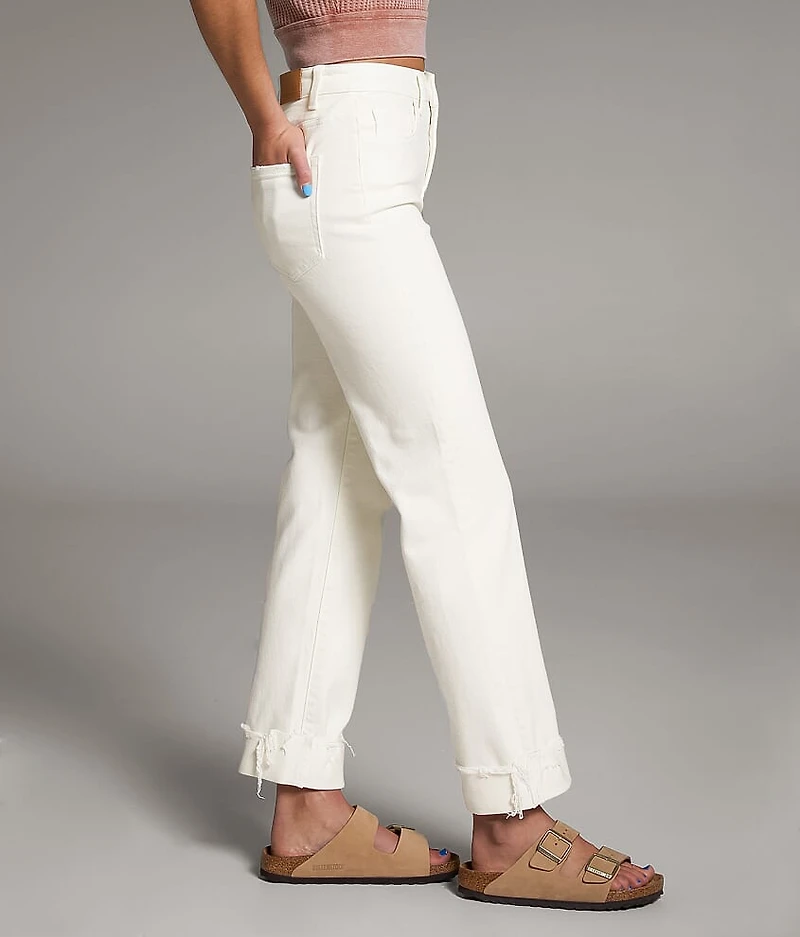 Billie Cropped Straight Stretch Jean