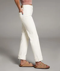 Billie Cropped Straight Stretch Jean