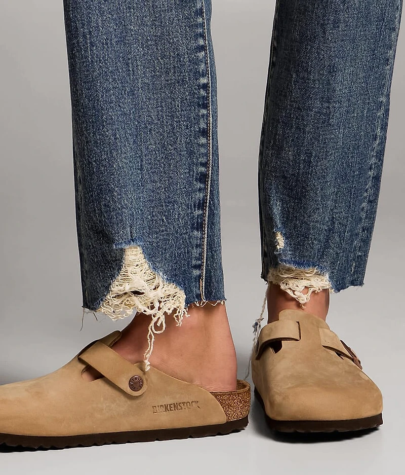 Billie Cropped Straight Stretch Jean