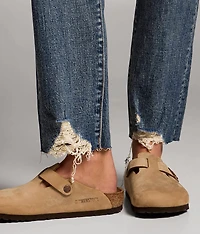 Billie Cropped Straight Stretch Jean