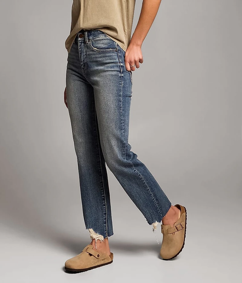 Billie Cropped Straight Stretch Jean