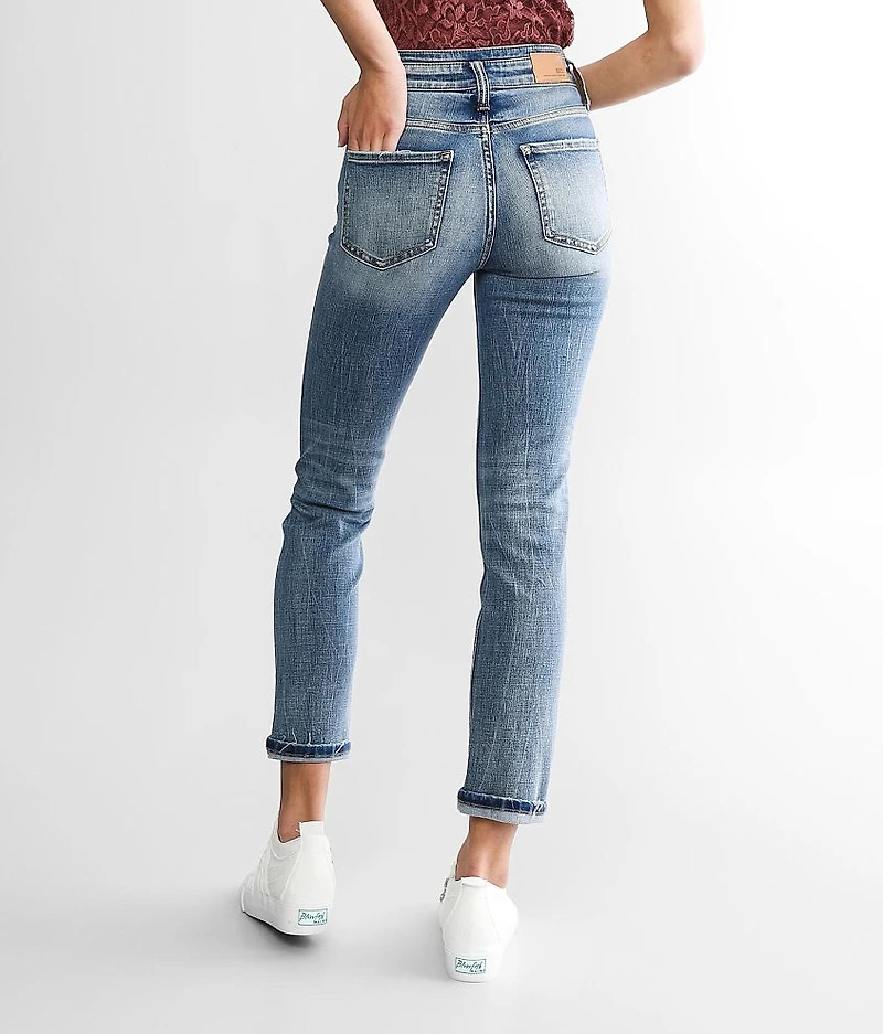 Billie Ankle Straight Stretch Cuffed Jean