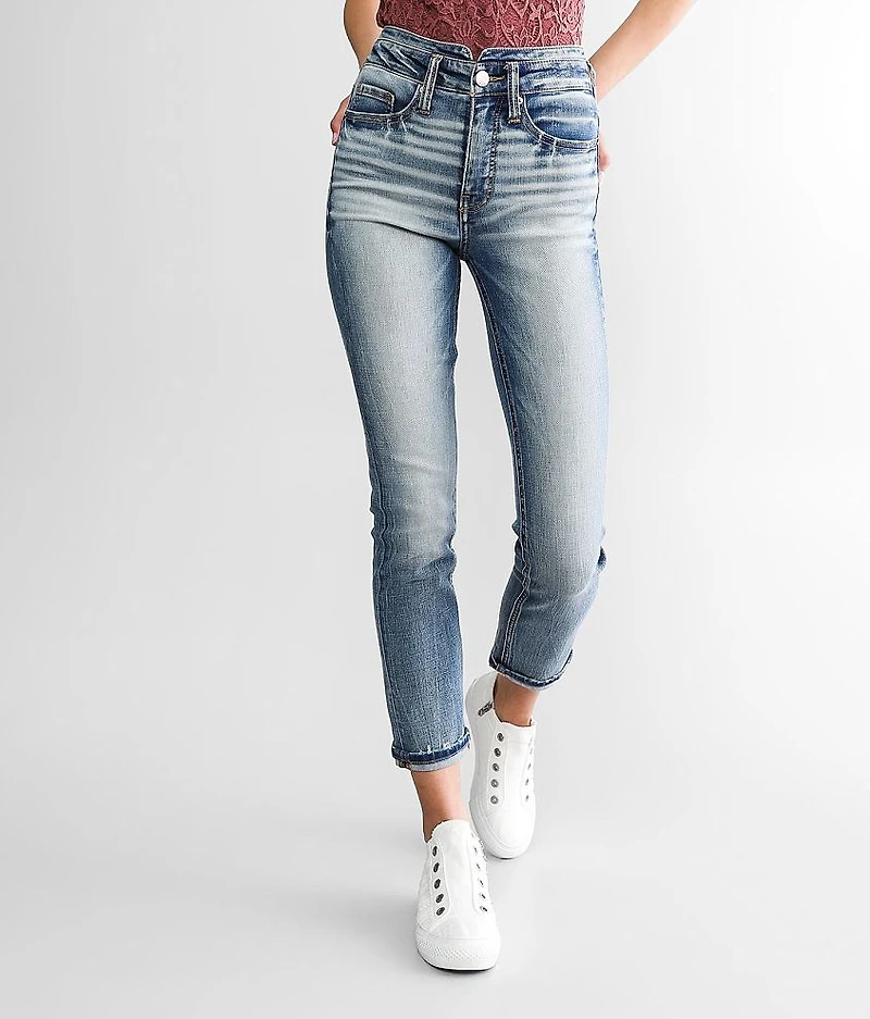 Billie Ankle Straight Stretch Cuffed Jean