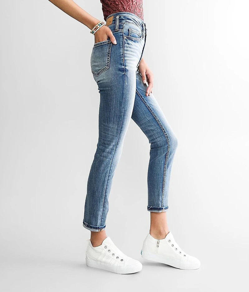 Billie Ankle Straight Stretch Cuffed Jean