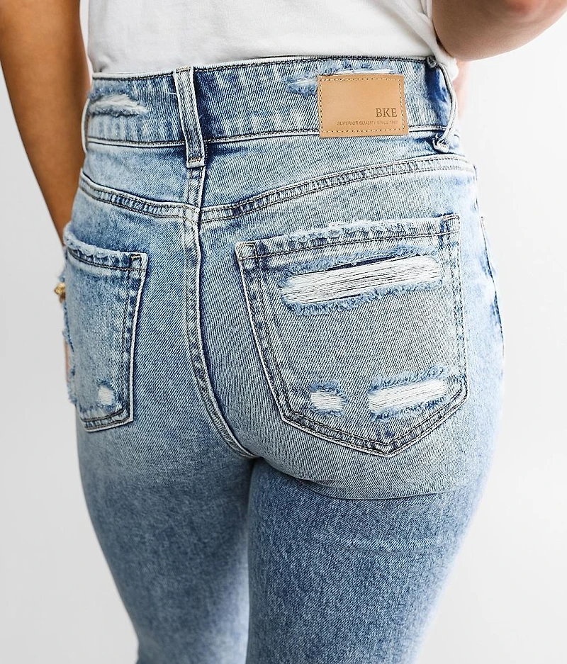 Billie Ankle Straight Stretch Cuffed Jean