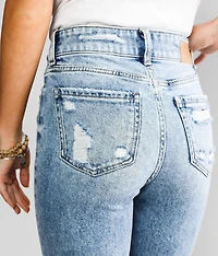 Billie Ankle Straight Stretch Cuffed Jean