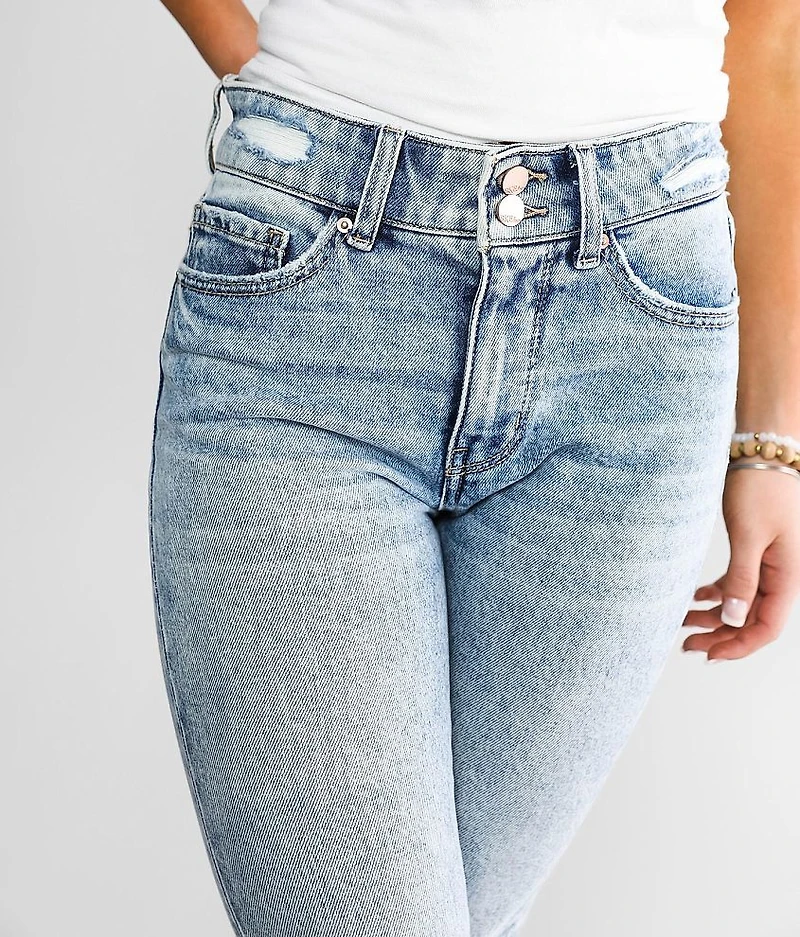 Billie Ankle Straight Stretch Cuffed Jean