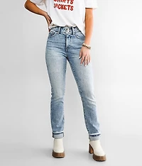 Billie Ankle Straight Stretch Cuffed Jean
